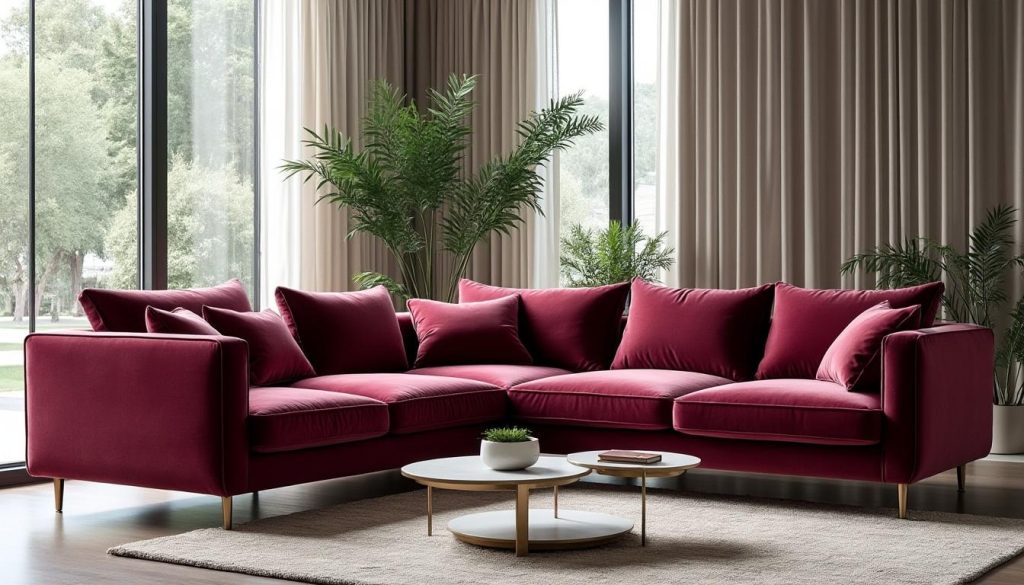 découvrez ce samedi une offre exceptionnelle : un canapé d’angle en velours à moins de 600 euros. confort, style et prix abordable, ne manquez pas cette opportunité unique !