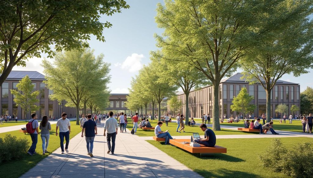 découvrez le campus unique de gourdan-polignan, un lieu d'innovation et d'échanges au cœur de la nature, offrant une expérience éducative exceptionnelle.