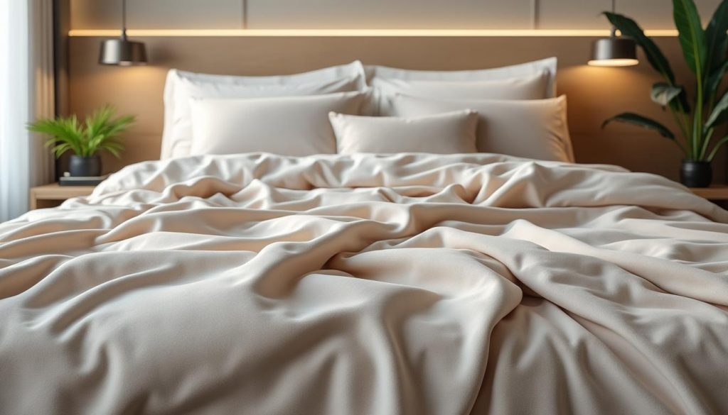 découvrez le tissu froissé, ce secret élégant qui métamorphose instantanément votre lit en un véritable havre de style et de confort.