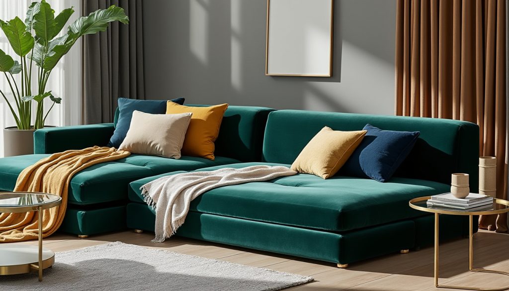 Canapé convertible velour : comment choisir un meuble alliant confort et style découvrez comment choisir un canapé convertible en velours alliant confort optimal et style élégant pour sublimer votre intérieur.