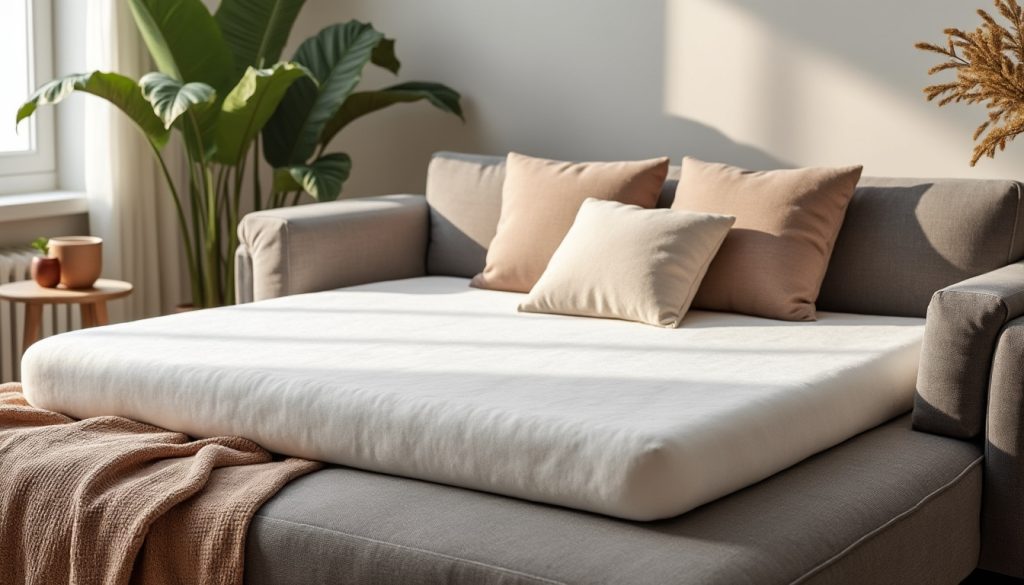 Dormez comme sur un nuage : ce surmatelas transforme votre canapé en un véritable lit douillet découvrez ce surmatelas qui transforme votre canapé en un lit douillet pour des nuits aussi confortables que sur un nuage. profitez d'un sommeil réparateur et d'un confort optimal chez vous.